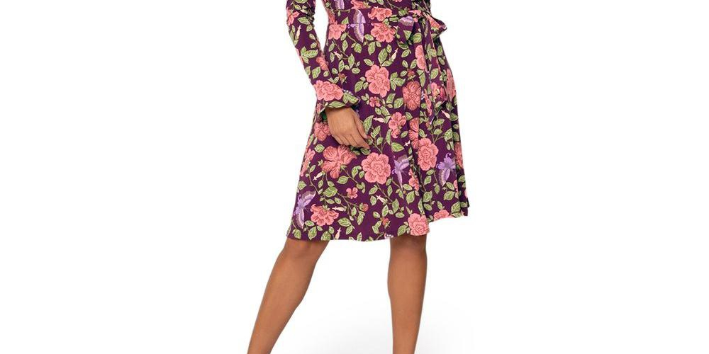 Vestido Rosalia Feminino Leota Vermelho Tamanho Pequeno