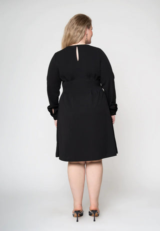 Vestido Lara Feminino Leota Preto Tamanho 1X