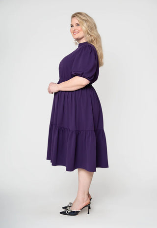 Vestido Miranda Feminino Leota Roxo Tamanho 3X
