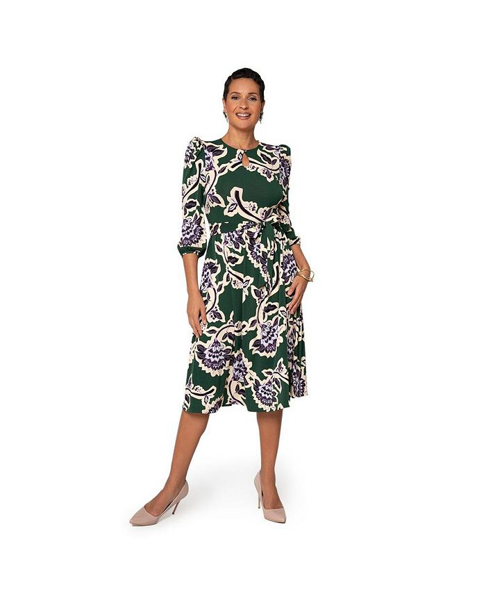 Vestido Iman Feminino Leota Verde Tamanho Médio