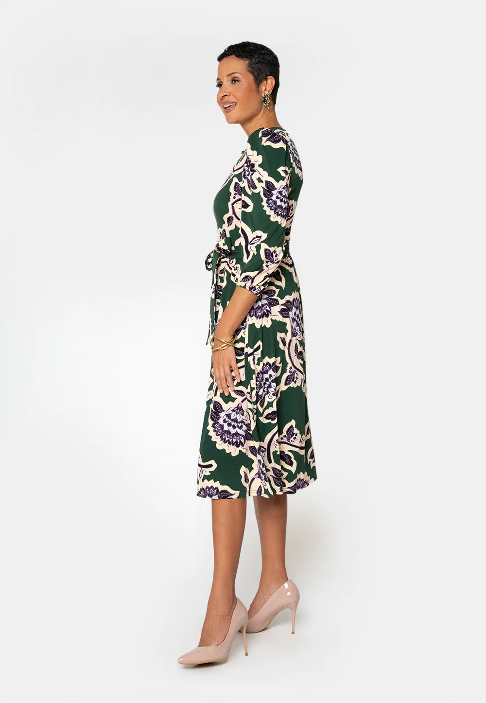 Vestido Iman Feminino Leota Verde Tamanho Médio