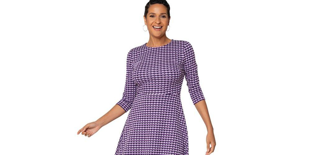 Vestido Katherine Feminino Leota Roxo Tamanho Médio
