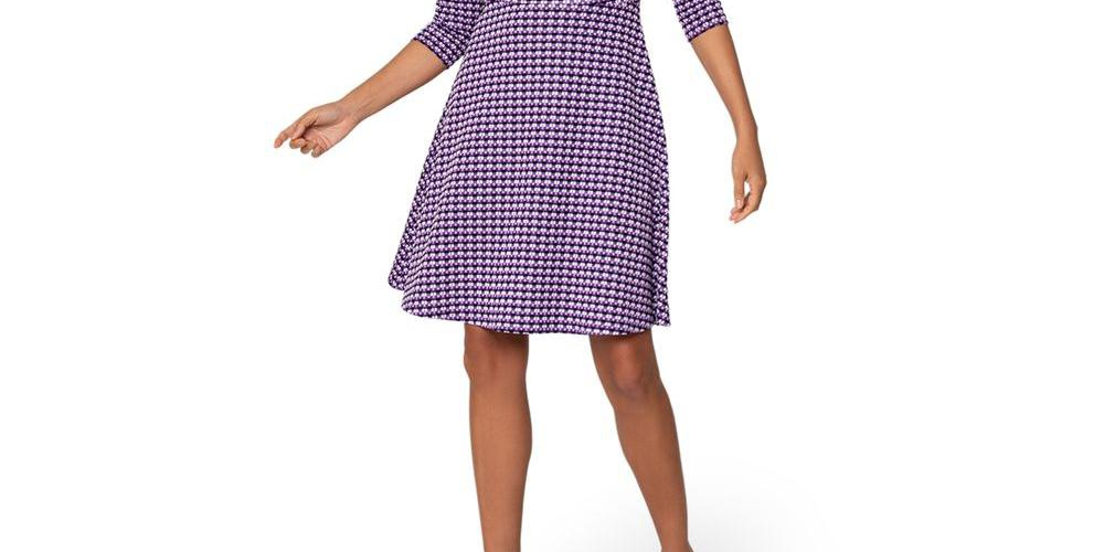 Vestido Katherine Feminino Leota Roxo Tamanho Médio