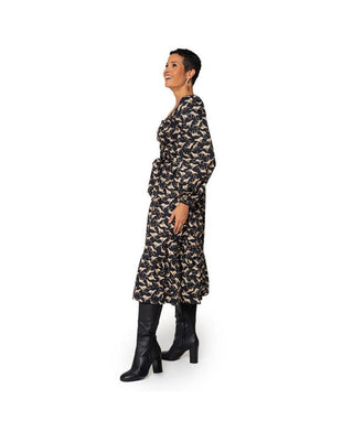 Vestido Fleur Feminino Leota Preto Tamanho Pequeno
