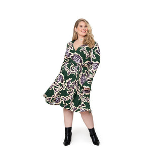 Vestido Rosalia Plus Size Feminino Leota Verde Tamanho 1X