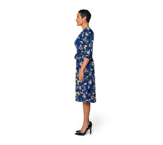 Vestido Iman Feminino Leota Azul Tamanho Pequeno