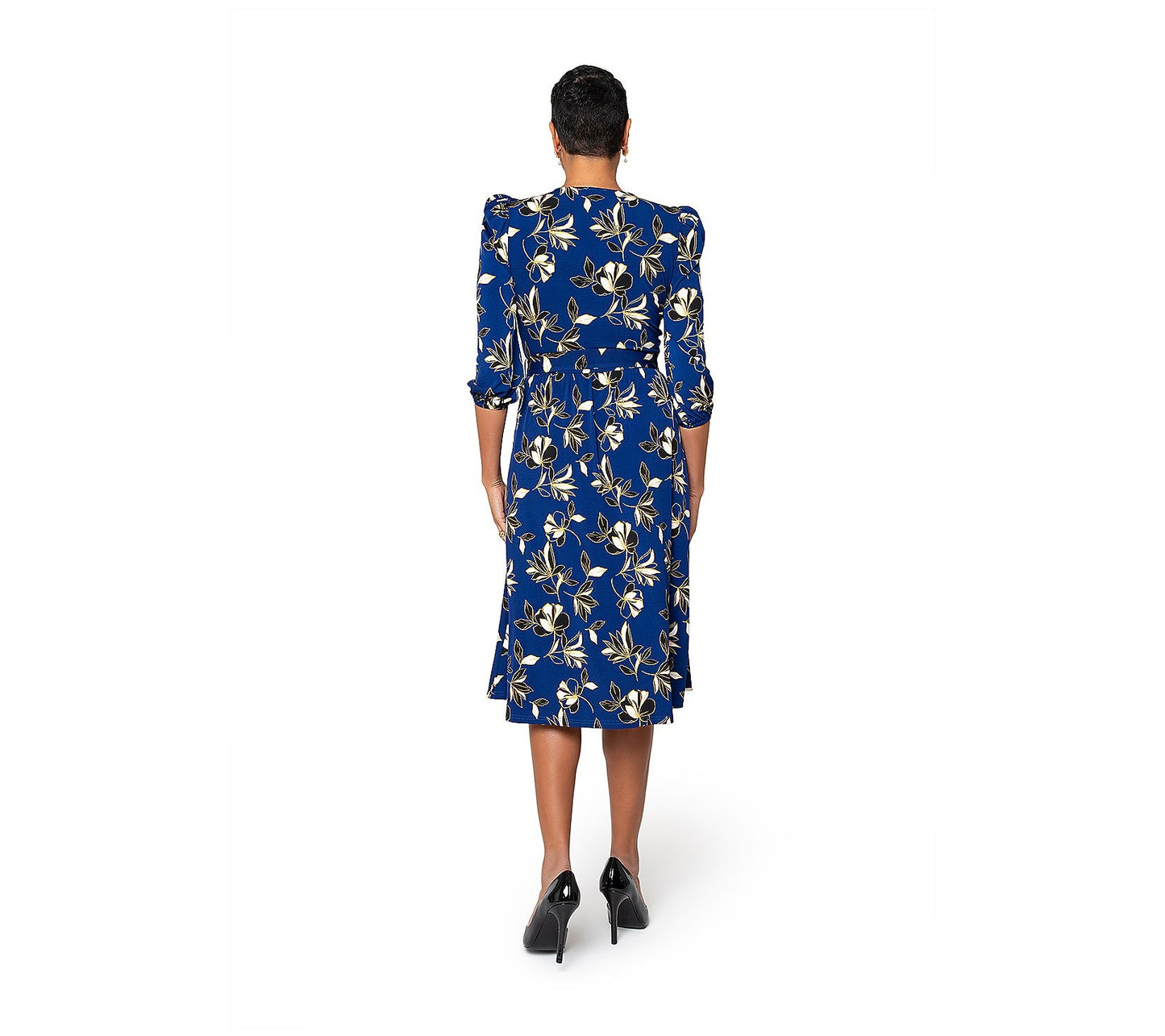 Vestido Iman Feminino Leota Azul Tamanho Pequeno