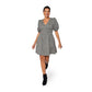 Vestido Mabel Feminino Leota Tamanho Pequeno Cinza