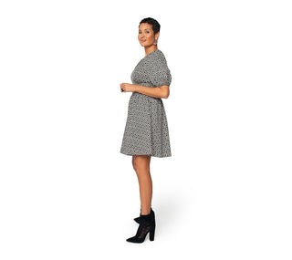 Vestido Katherine Feminino Leota Cinza Tamanho P
