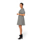 Vestido Mabel Feminino Leota Tamanho Pequeno Cinza