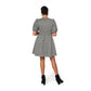 Vestido Mabel Feminino Leota Tamanho Pequeno Cinza