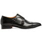 Carlos by Carlos Santana Mocassim Masculino Passion Double Monk Strap Preto Tamanho 10.5D