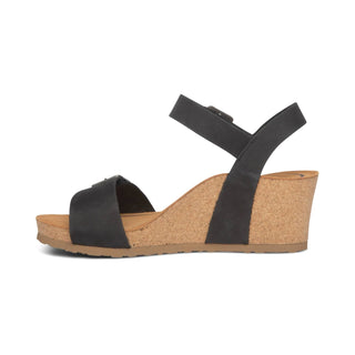 Aetrex - Women's Lexa Cork Quarter Strap Wedge