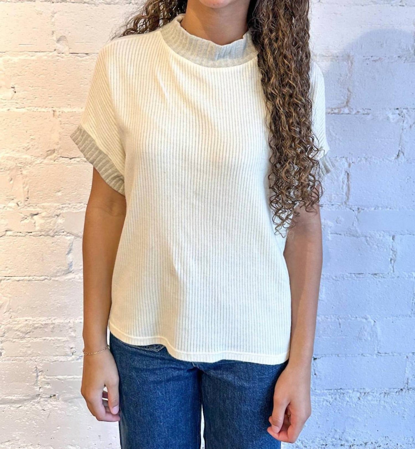 Project Social T - Everly Mixed Rib Tee