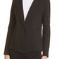 Donna Karan New York Luxe Cotton Blend Blazer in Black , Size 6