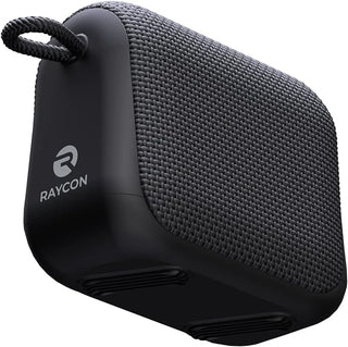 Caixa de som Raycon Everyday com microfone IP67 à prova de poeira e água TWS Multilink Bluetooth 5.0 Caixa de som portátil sem fio para ambientes externos para casa, áreas externas, viagens (preto carbono)