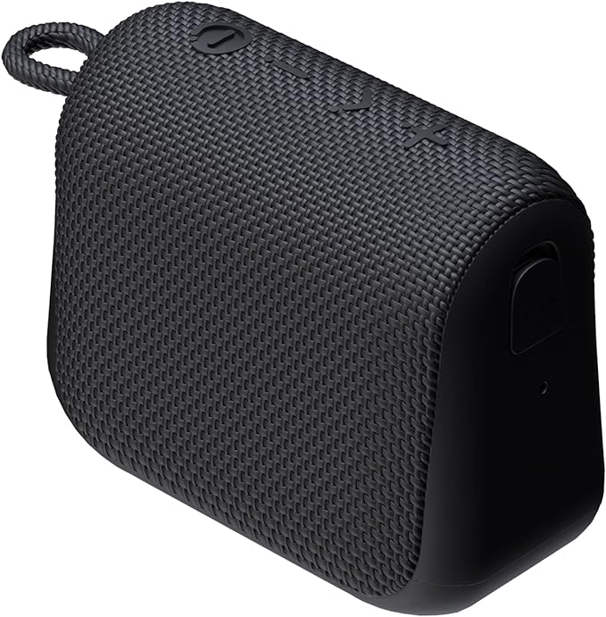Caixa de som Raycon Everyday com microfone IP67 à prova de poeira e água TWS Multilink Bluetooth 5.0 Caixa de som portátil sem fio para ambientes externos para casa, áreas externas, viagens (preto carbono)
