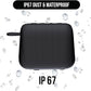 Caixa de som Raycon Everyday com microfone IP67 à prova de poeira e água TWS Multilink Bluetooth 5.0 Caixa de som portátil sem fio para ambientes externos para casa, áreas externas, viagens (preto carbono)