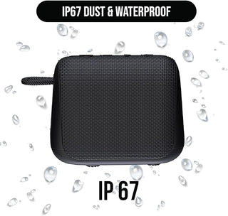 Caixa de som Raycon Everyday com microfone IP67 à prova de poeira e água TWS Multilink Bluetooth 5.0 Caixa de som portátil sem fio para ambientes externos para casa, áreas externas, viagens (preto carbono)