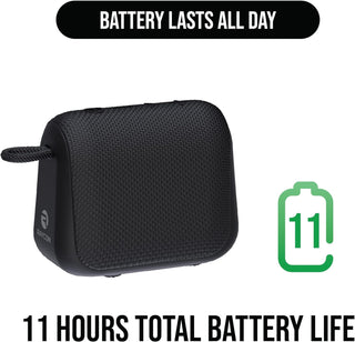 Caixa de som Raycon Everyday com microfone IP67 à prova de poeira e água TWS Multilink Bluetooth 5.0 Caixa de som portátil sem fio para ambientes externos para casa, áreas externas, viagens (preto carbono)