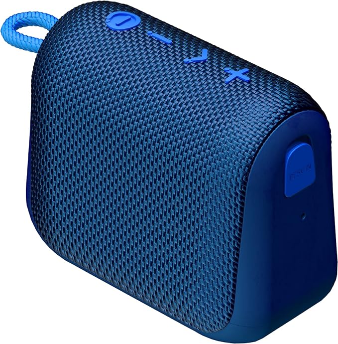 Caixa de som Raycon Everyday com microfone IP67 à prova de poeira e água TWS Multilink Bluetooth 5.0 Caixa de som portátil sem fio para ambientes externos para casa, atividades ao ar livre, viagens (azul elétrico)