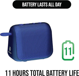 Caixa de som Raycon Everyday com microfone IP67 à prova de poeira e água TWS Multilink Bluetooth 5.0 Caixa de som portátil sem fio para ambientes externos para casa, atividades ao ar livre, viagens (azul elétrico)