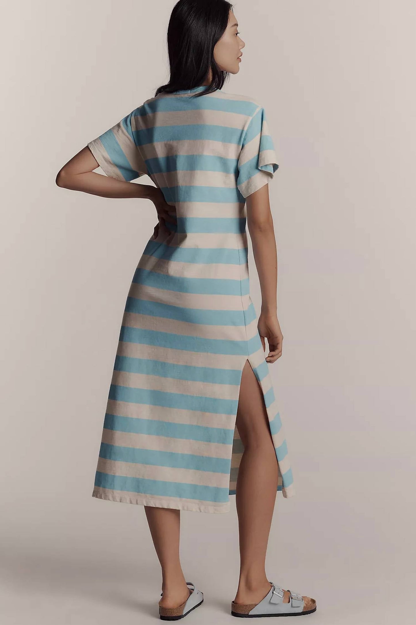 Sundry - Bonjour Rugby Stripe Midi Dress