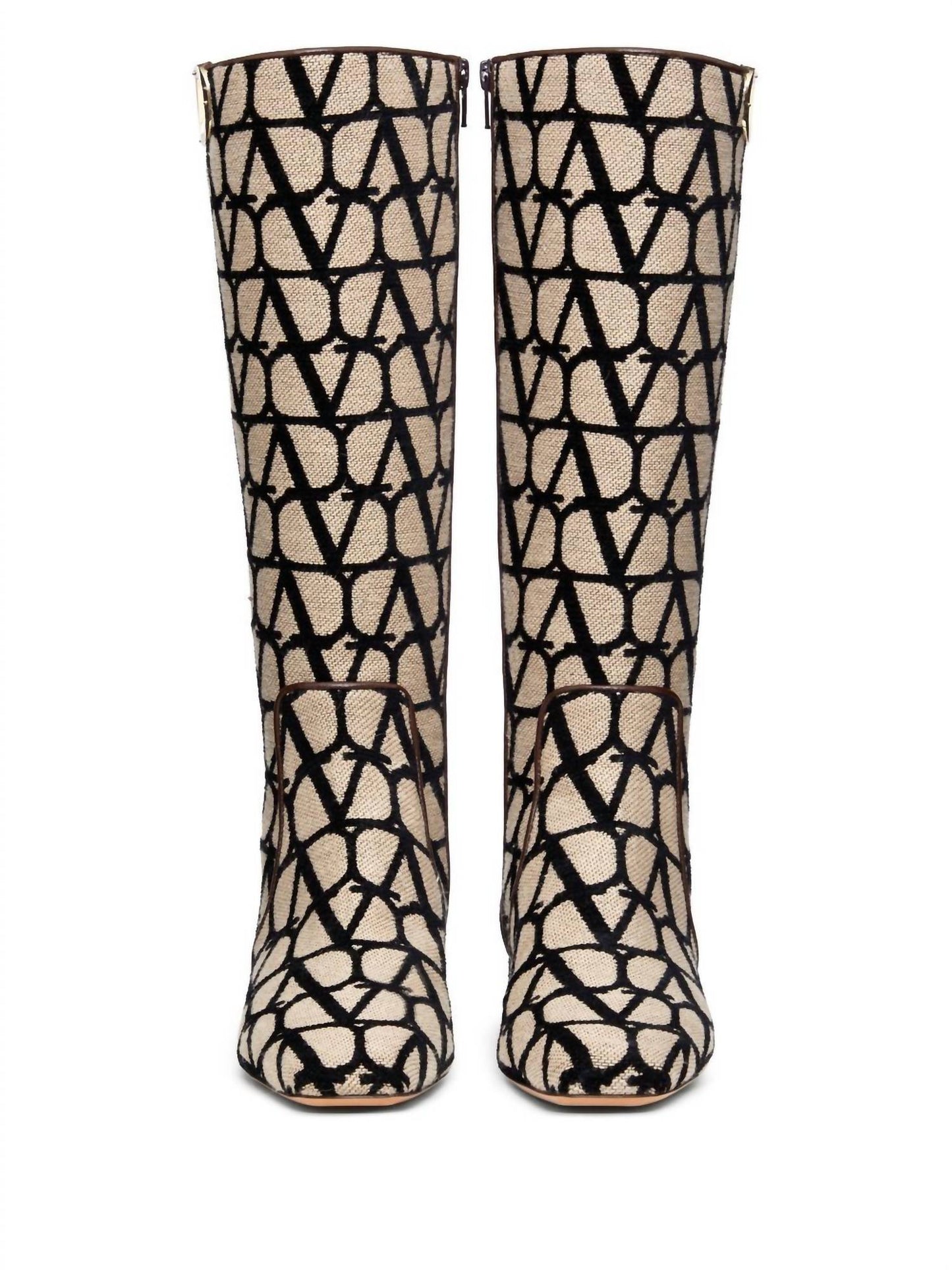 Valentino Garavani - Women's V Logo Toile Iconographe Boots