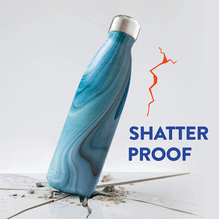 Garrafa de água de aço inoxidável com isolamento triplo - pacote com 2 