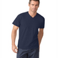 Camiseta masculina Alfani com decote em V, azul, tamanho XX-G