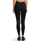 Calça justa sem costura essencial feminina Alala, preta, tamanho médio