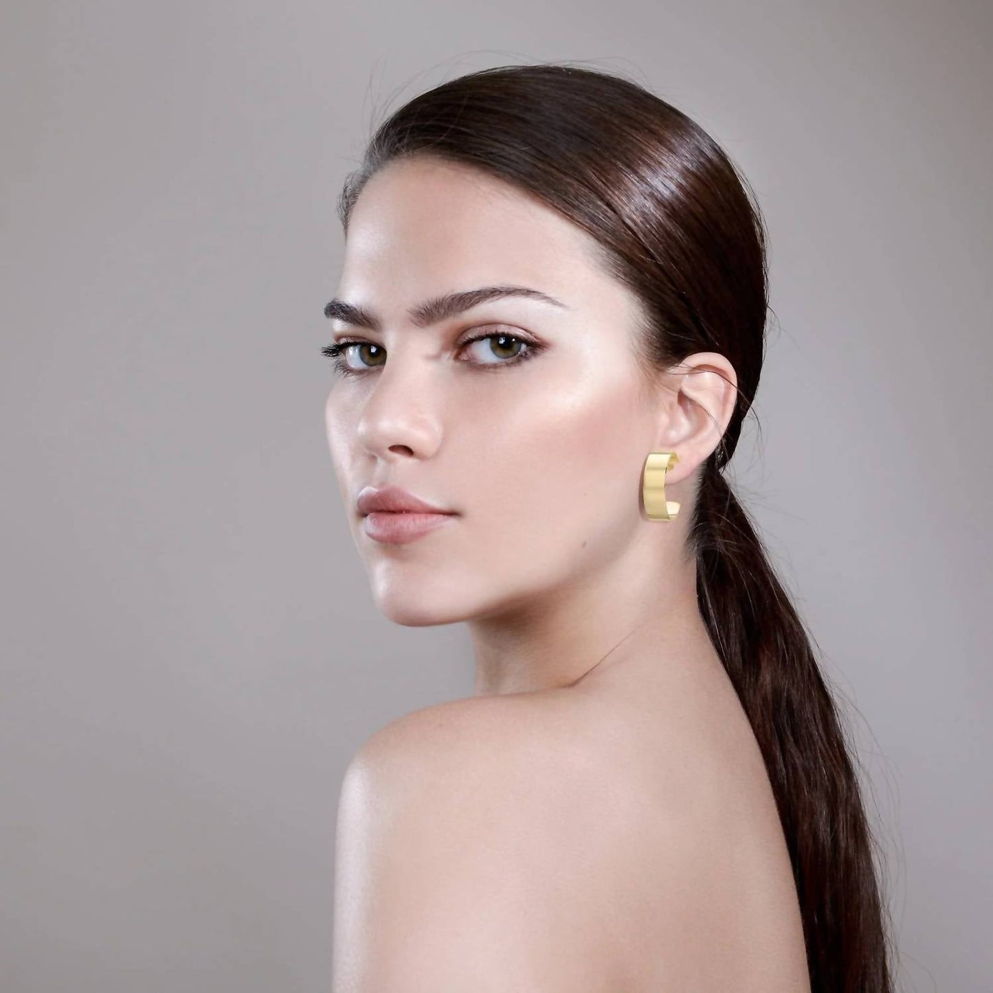 Eklexic - Women's 1" Skylar Hoops