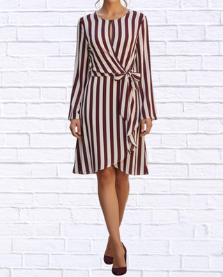 Diva Usa - Long Sleeve Wrap Dress