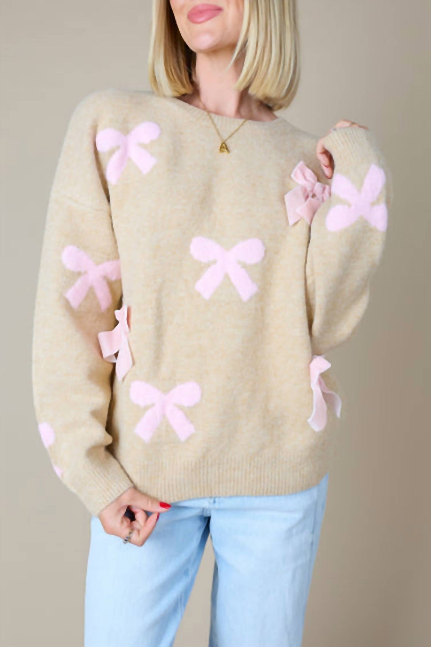 &Merci - Bows Bows And More Bows Sweater