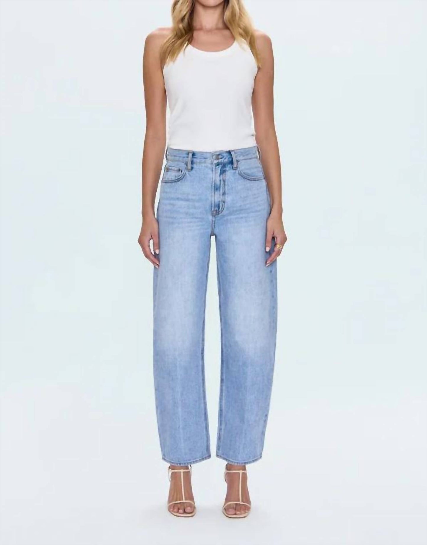 Pistola - Wes High Rise Barrel Jeans