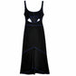Topshop - Cutout Racer Back Bodycon Fit Flare Dress