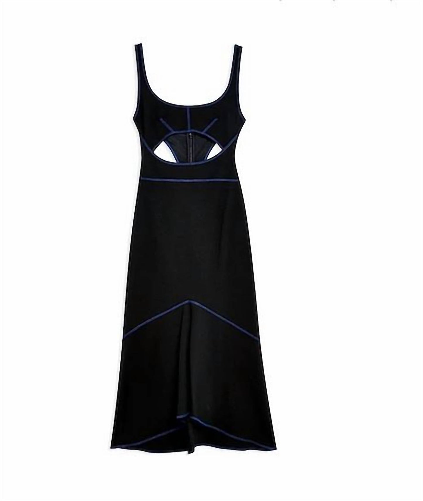 Topshop - Cutout Racer Back Bodycon Fit Flare Dress