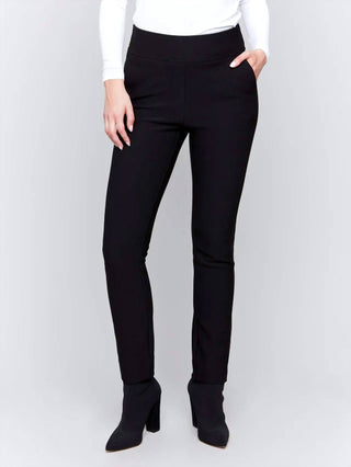 Charlie B - Crepe Slim Fit Pant