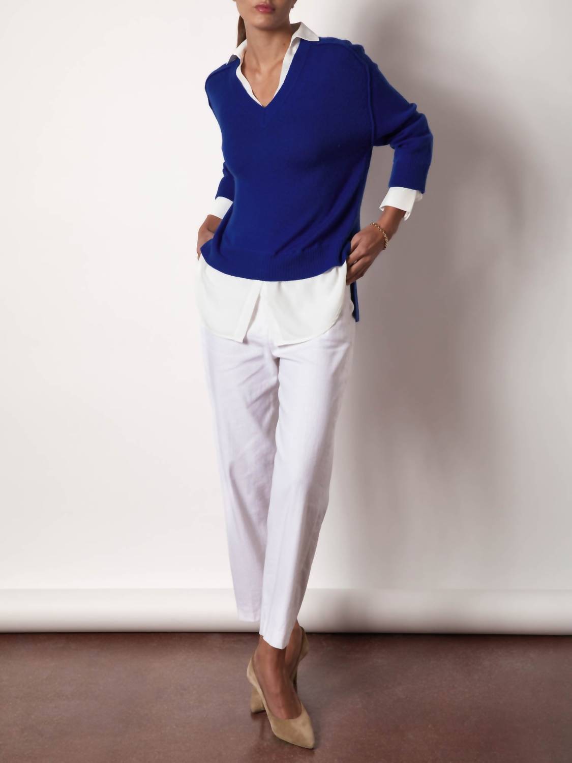 Brochu Walker - V-neck Layered Pullover