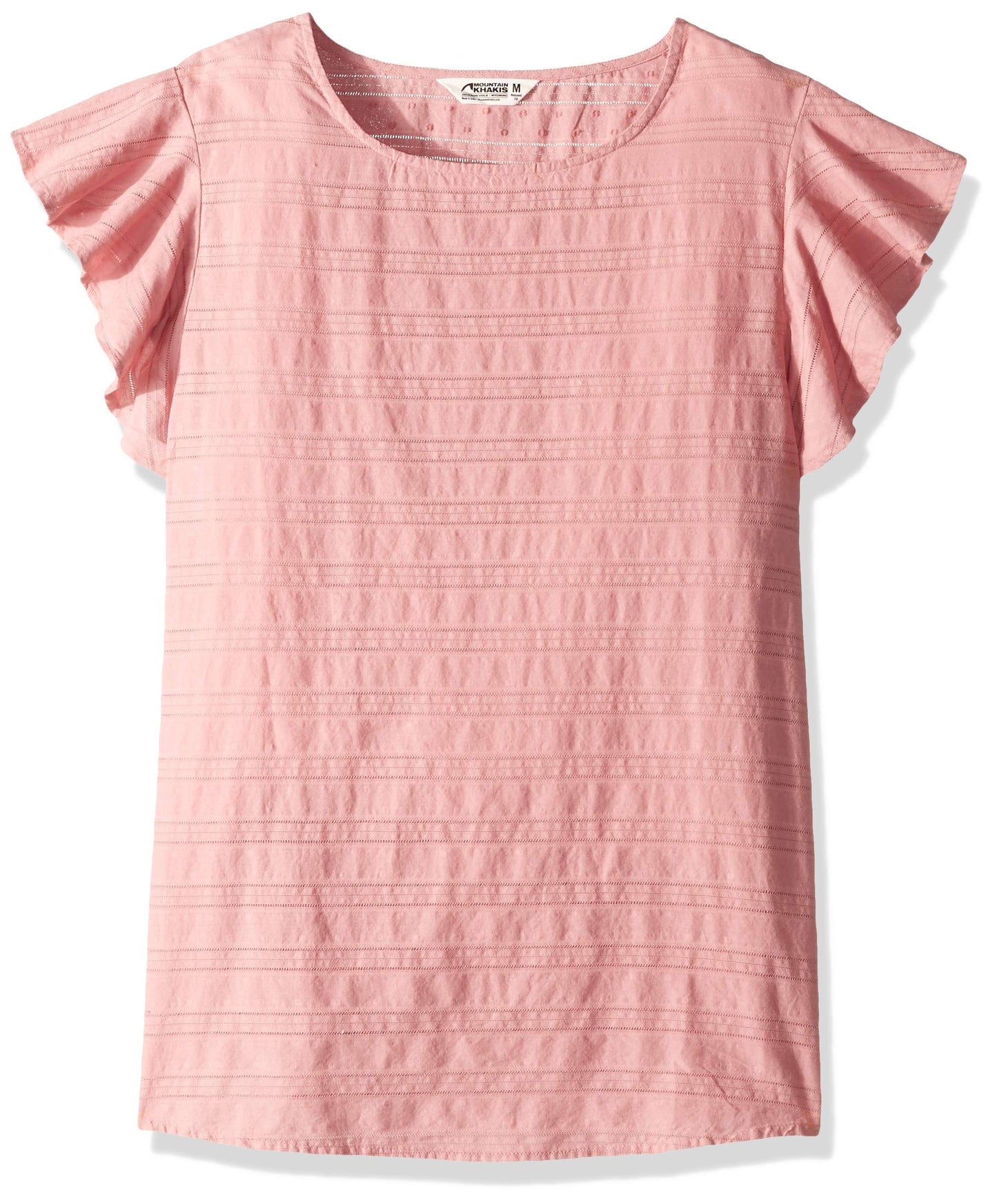 Women's Flutter Short Sleeve Shirt - Rose