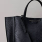 Ampersand As Apostrophe - Women's Leather Half Tote