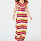 Vestido longo estampado feminino Thalia Sodi multicolorido