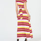 Vestido longo estampado feminino Thalia Sodi multicolorido