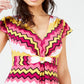 Vestido longo estampado feminino Thalia Sodi multicolorido