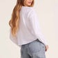 Bobi - Long Sleeve Button Front Top