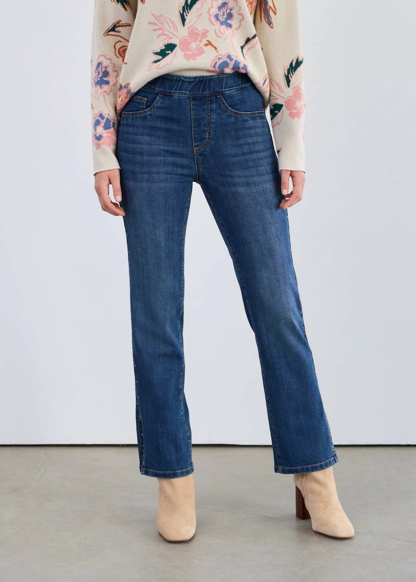 Fdj - Pull-on Straight Ankle Denim