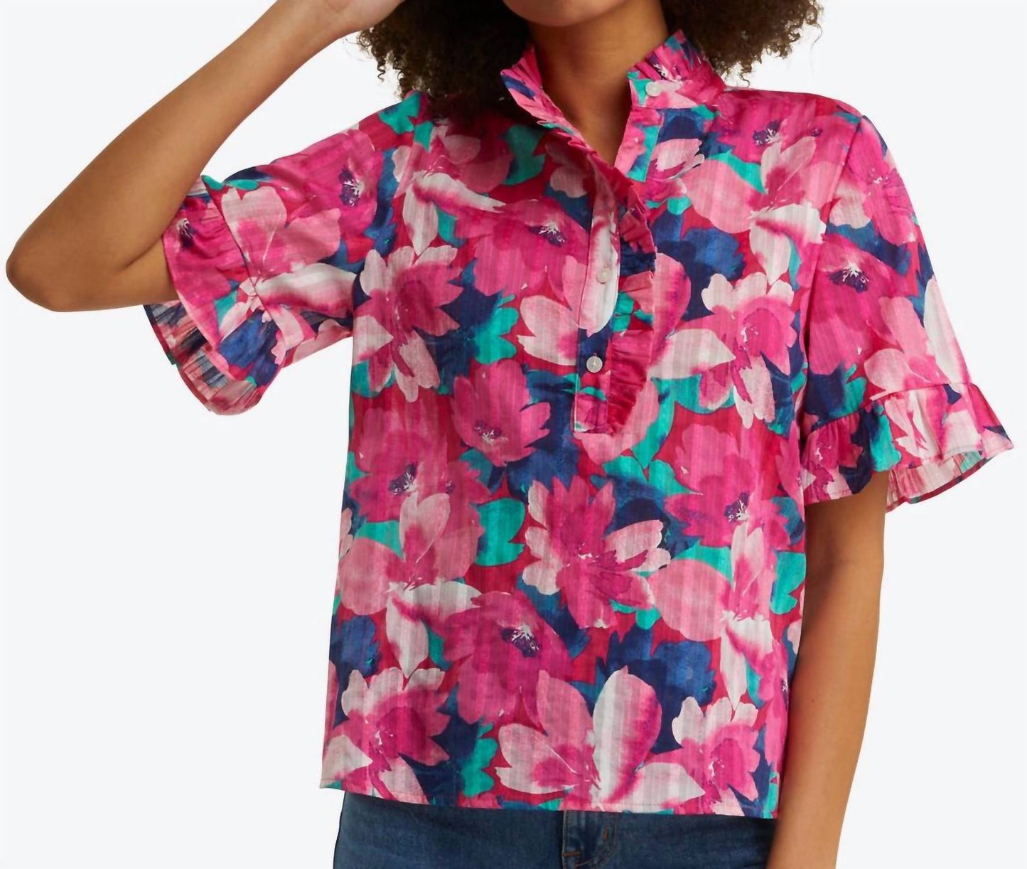 Draper James - Christina Ruffle Top
