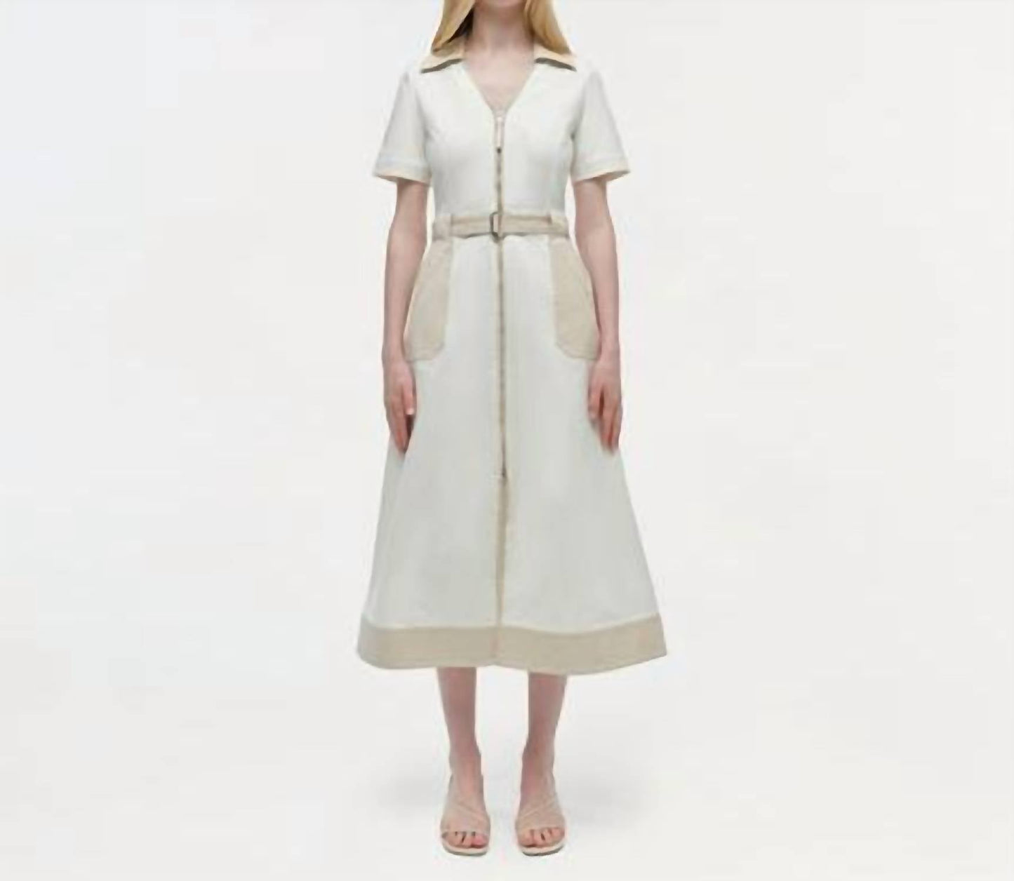 Jonathan Simkhai - Hanover Short Sleeve Midi Dress
