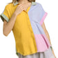 Umgee - Color Block Gauze Top