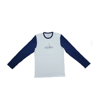 Calvin Klein - Camisa de dormir masculina de manga comprida